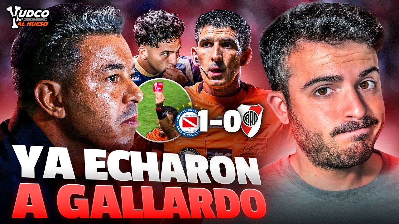 ¡GALLARDO, SE TERMINÓ EL CRÉDITO! 🔥 River PERDIÓ 1-0 vs Argentinos Jrs y está en CAÍDA LIBRE