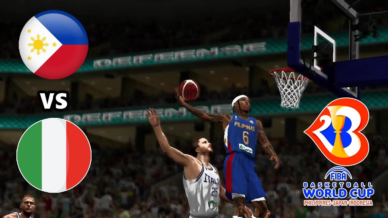 Philippines VS Italy l Full Game Match Highlights FIBA World Cup 2k23