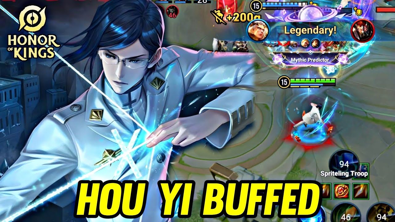 HOK : HOU YI BUFFED NEW PATCH - HONOR OF KINGS