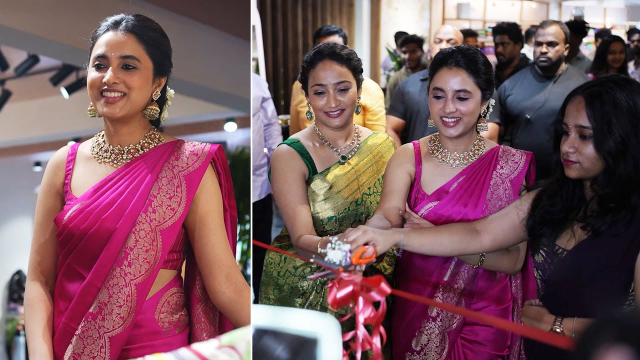 #OG Actress Priyanka Mohan Launched Xiti Weaves Grand Wedding Collections