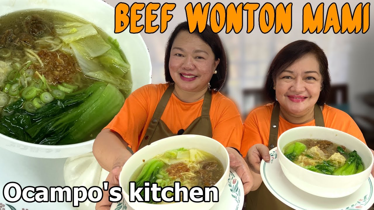Beef Wonton Mami na perfect para sa chilly weather!