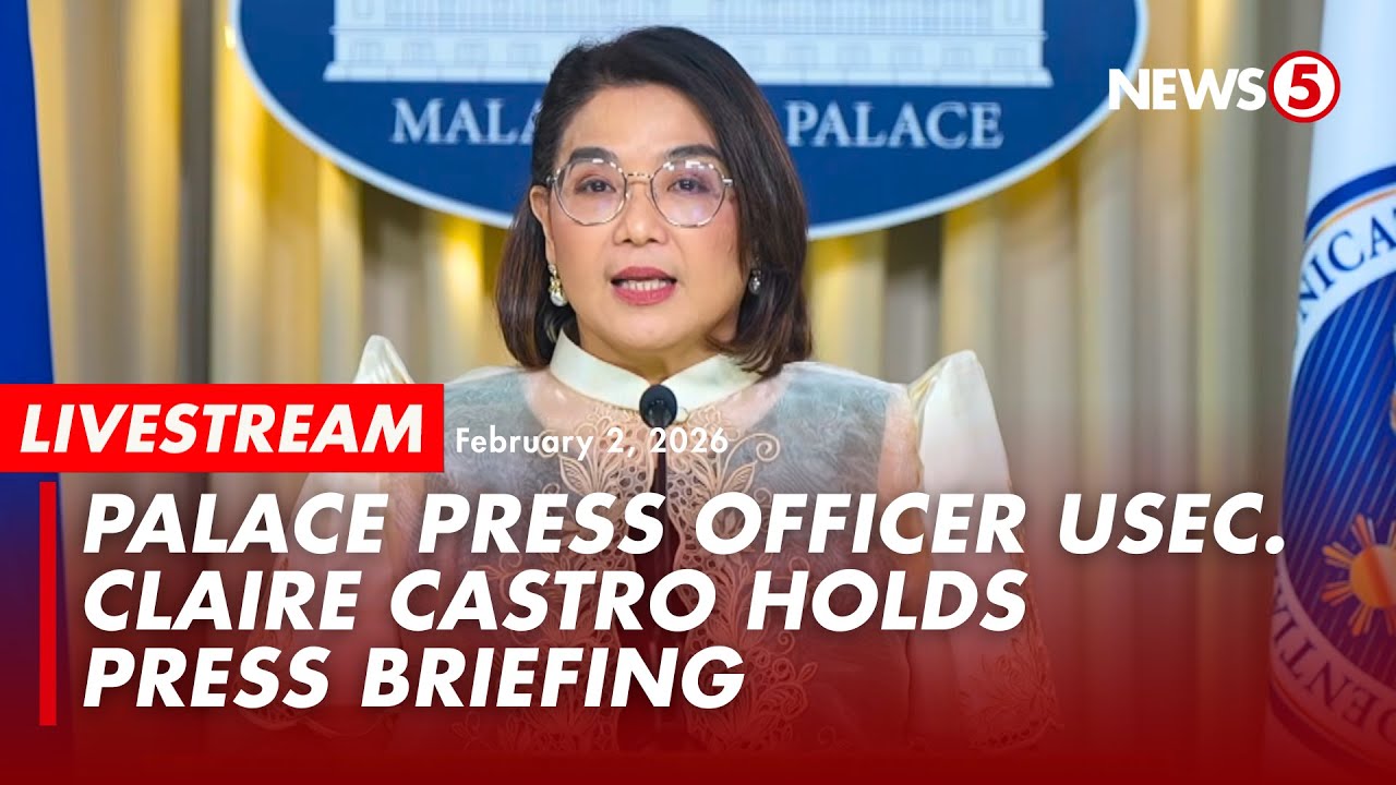 LIVE | Palace Press Officer Usec. Claire Castro holds press briefing