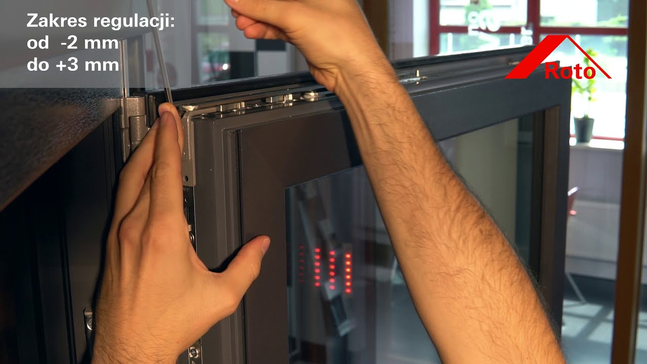 Roto NX: regulacja zawias&oacute;w