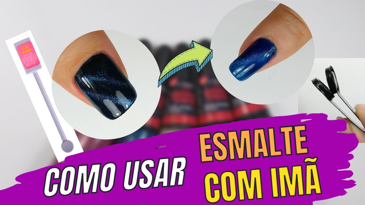 Como Usar ESMALTE MAGNETICO da IMPALA - Obtenha vários efeitos