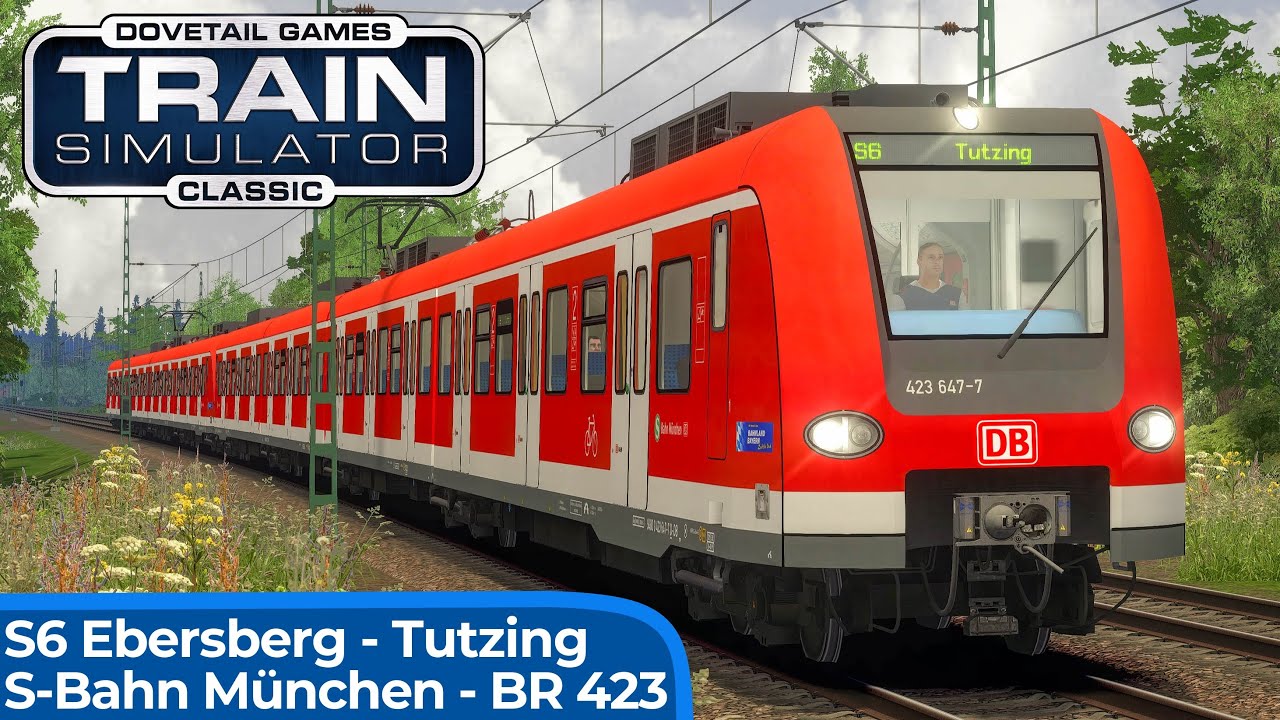 Mysteriöse Zwangsbremsung: S-Bahn München | TRAIN SIMULATOR CLASSIC | S6 Ebersberg – Tutzing | BR423
