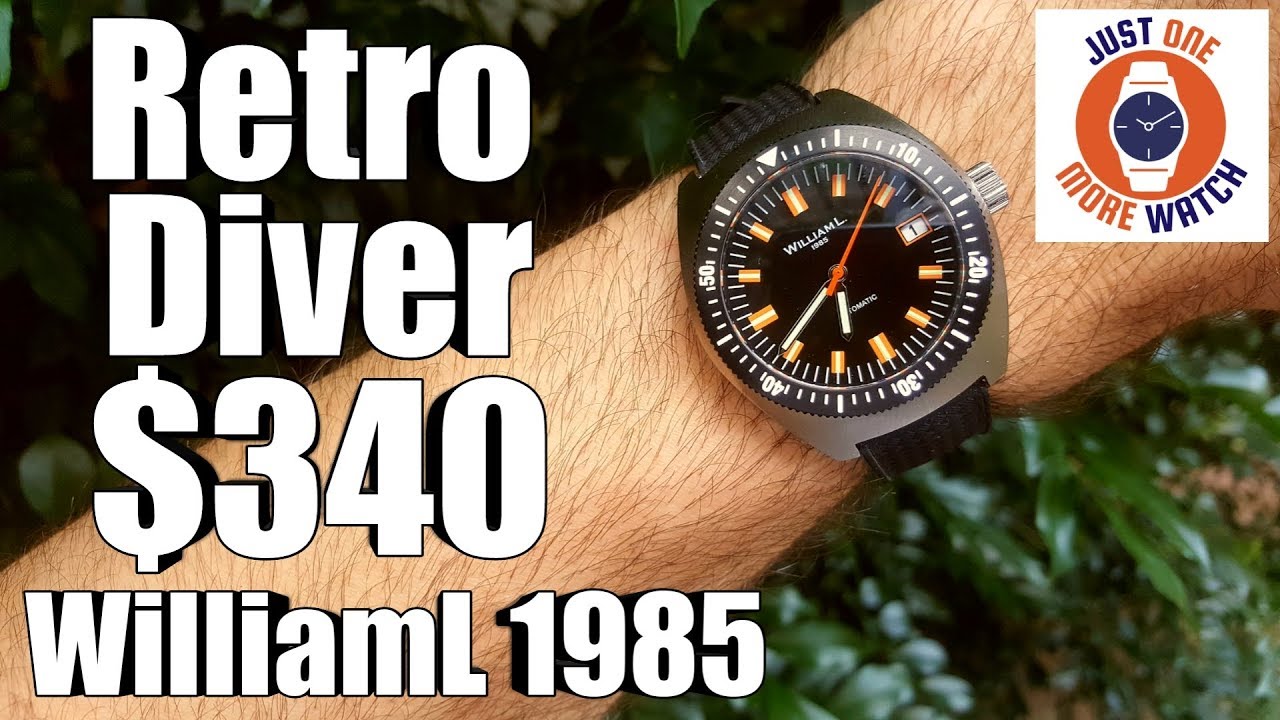 Review and Giveaway! WilliamL 1985 1970s Diver $340
