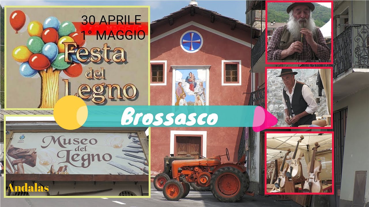 Brossasco Festa del legno - Val Varaita - Piemonte - Cuneo [4K]