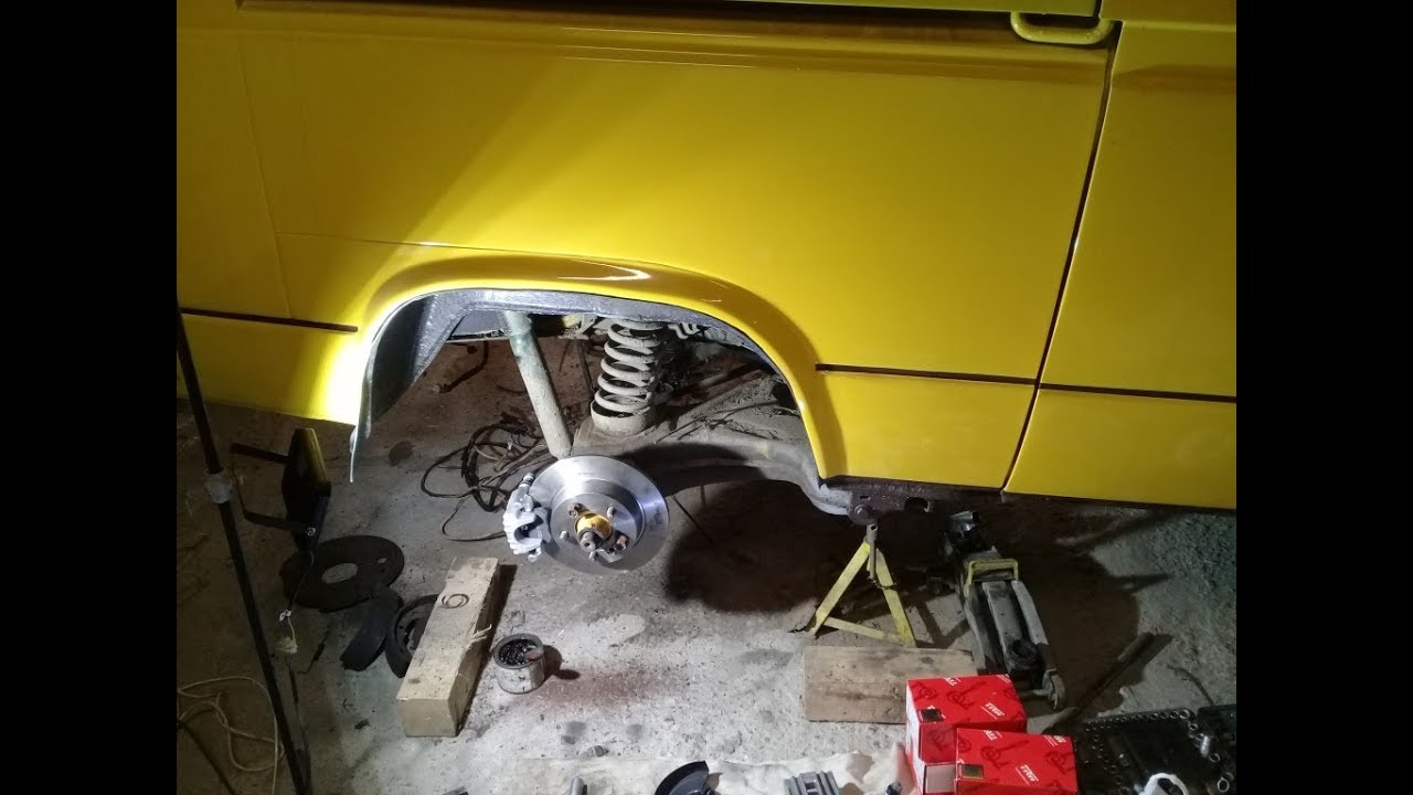 VW T3. Восстание. 2 серия. Задние дисковые тормоза.