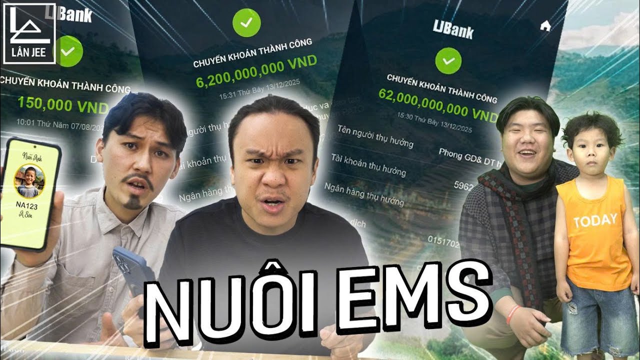 DỰ ÁN NUÔI ANH NUÔI EMS || LÂN JEE OFFICIAL