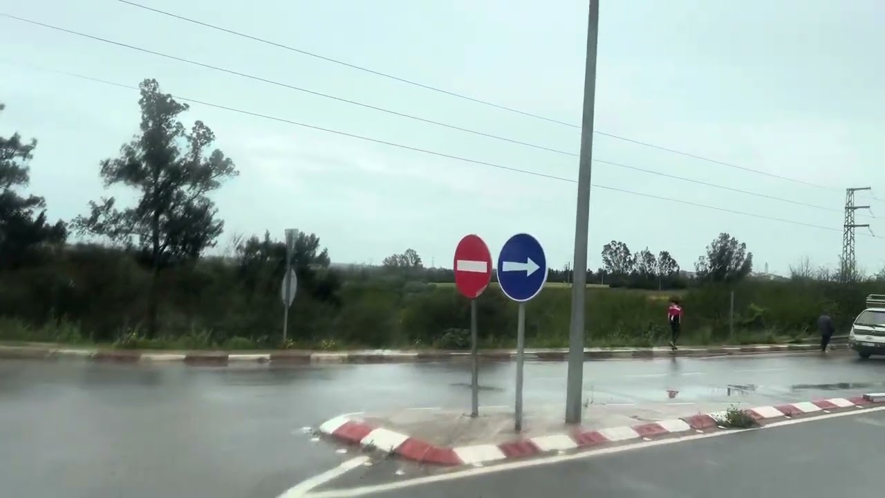 جمال الطريق الرابطة بين المحمدية و سيدي حجاج واد حصار مع الأمطار الغزيرة التي شهدها المغرب 🇲🇦مأخرا