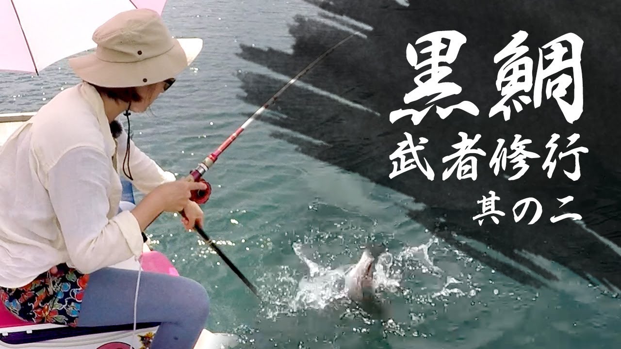 【黒鯛武者修行#2】初秋の的矢湾・有岡渡船