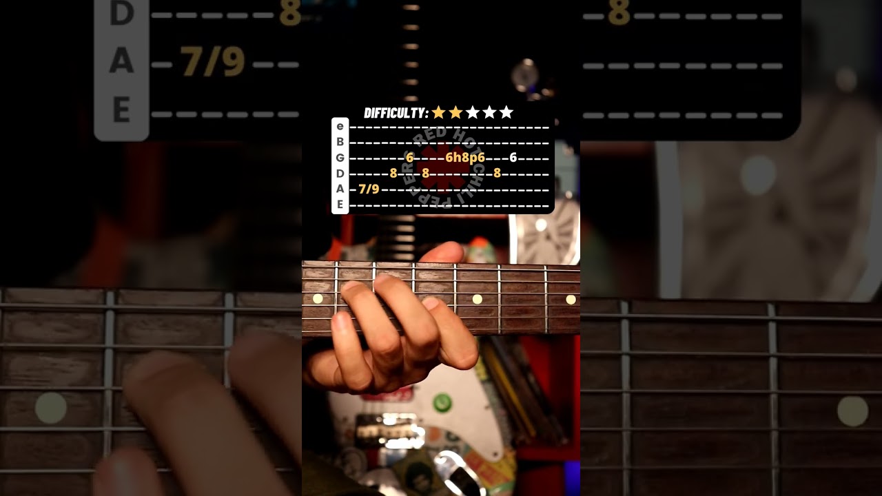 Learn how to play Red Hot Chili Peppers -  Snow (Hey Oh) on guitar