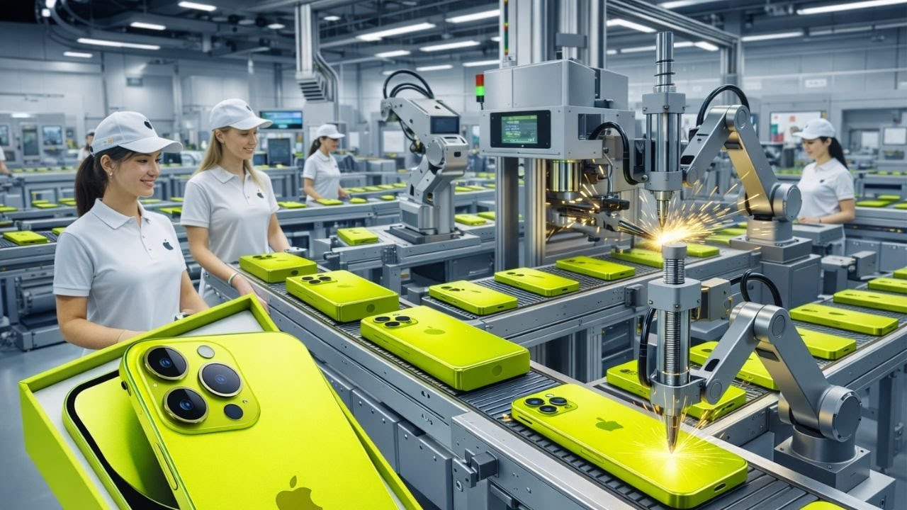 Inside Apple's Secret Lab - How They Build the Orange Titanium iPhone 17 Pro Max (Full Process)