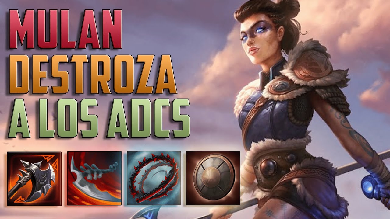 MULÁN: INTENTAN JUGARME UN GEB ADC EN LA LÍNEA. SALE MAL. SMITE 2 DEITY RANKED