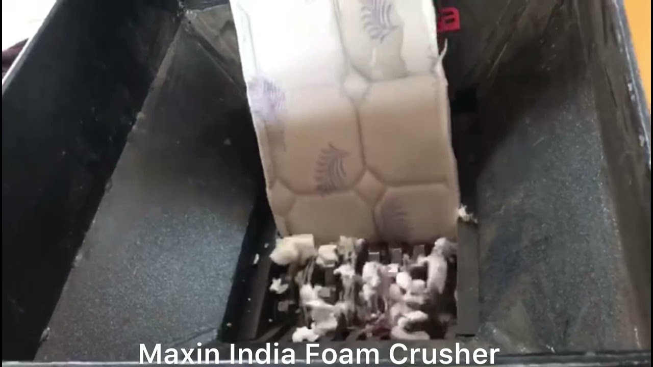 Memory Foam Shredder, Foam Crusher, Memory Foam Crusher, Memory Foam Grinder, #Latex FoamCrushing