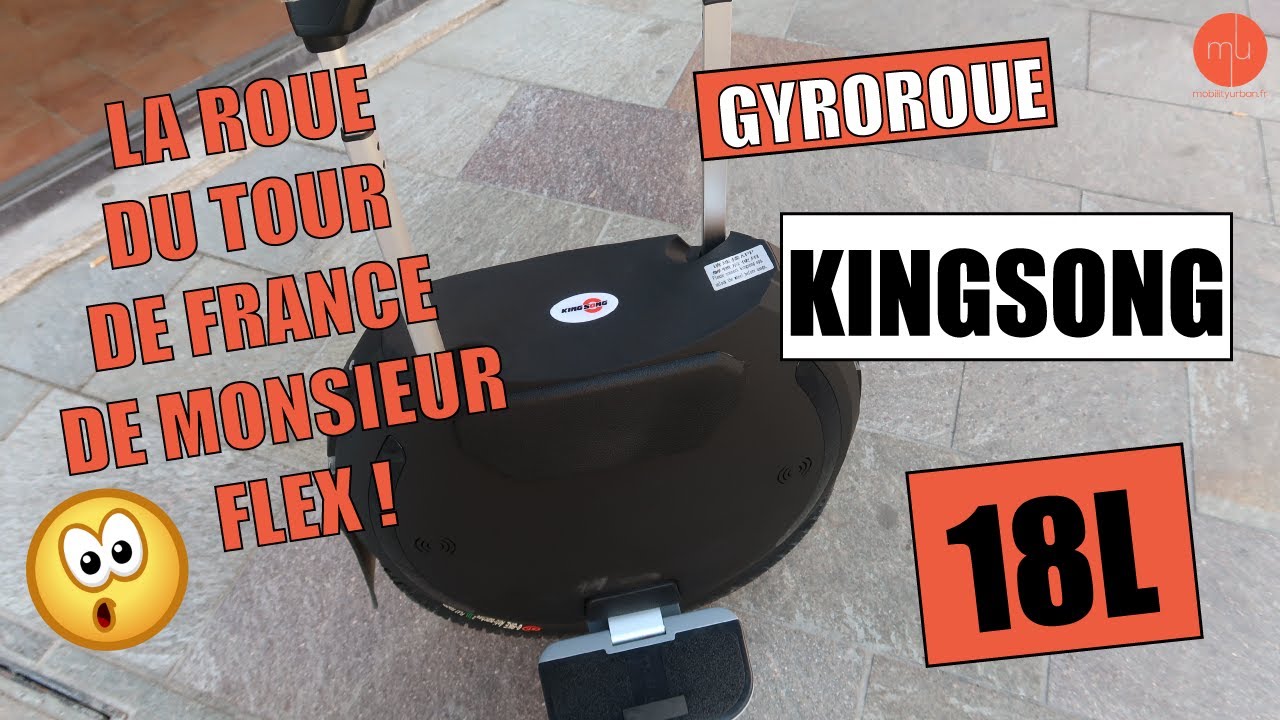 ROUE ELECTRIQUE - KINGSONG KS18L (DYNAMIQUE ET SPORTIVE)