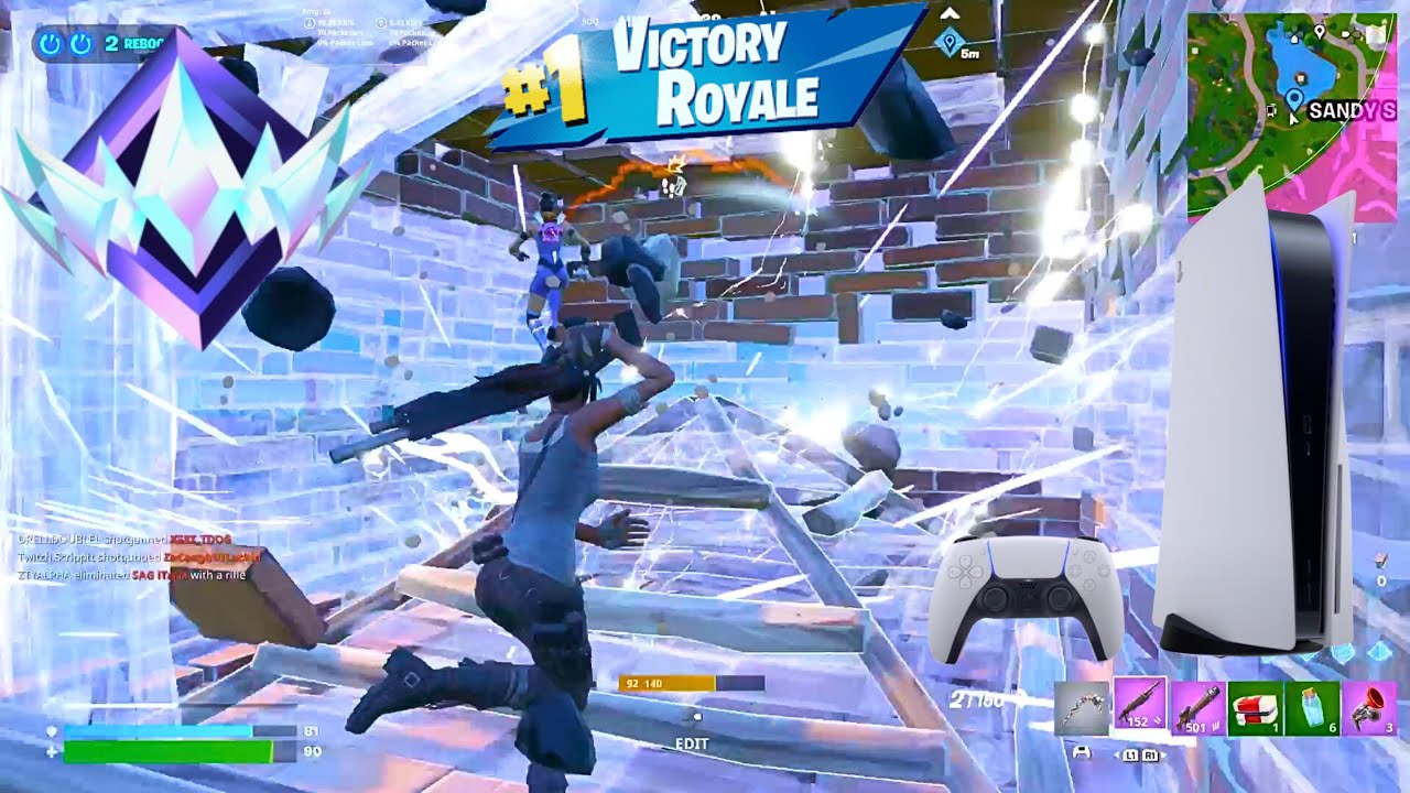 PS5 Fortnite Reload Unreal Ranked | High Kill Solo Win Full Gameplay