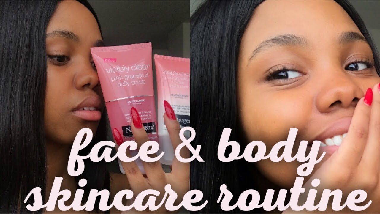 Face & Body Skincare Routine | South African YouTuber