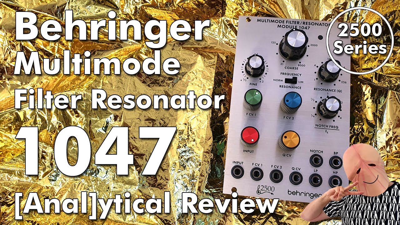 Behringer Multimode 12db Filter Module 1047 Review - Arp 2500 Series Eurorack [direct sound]