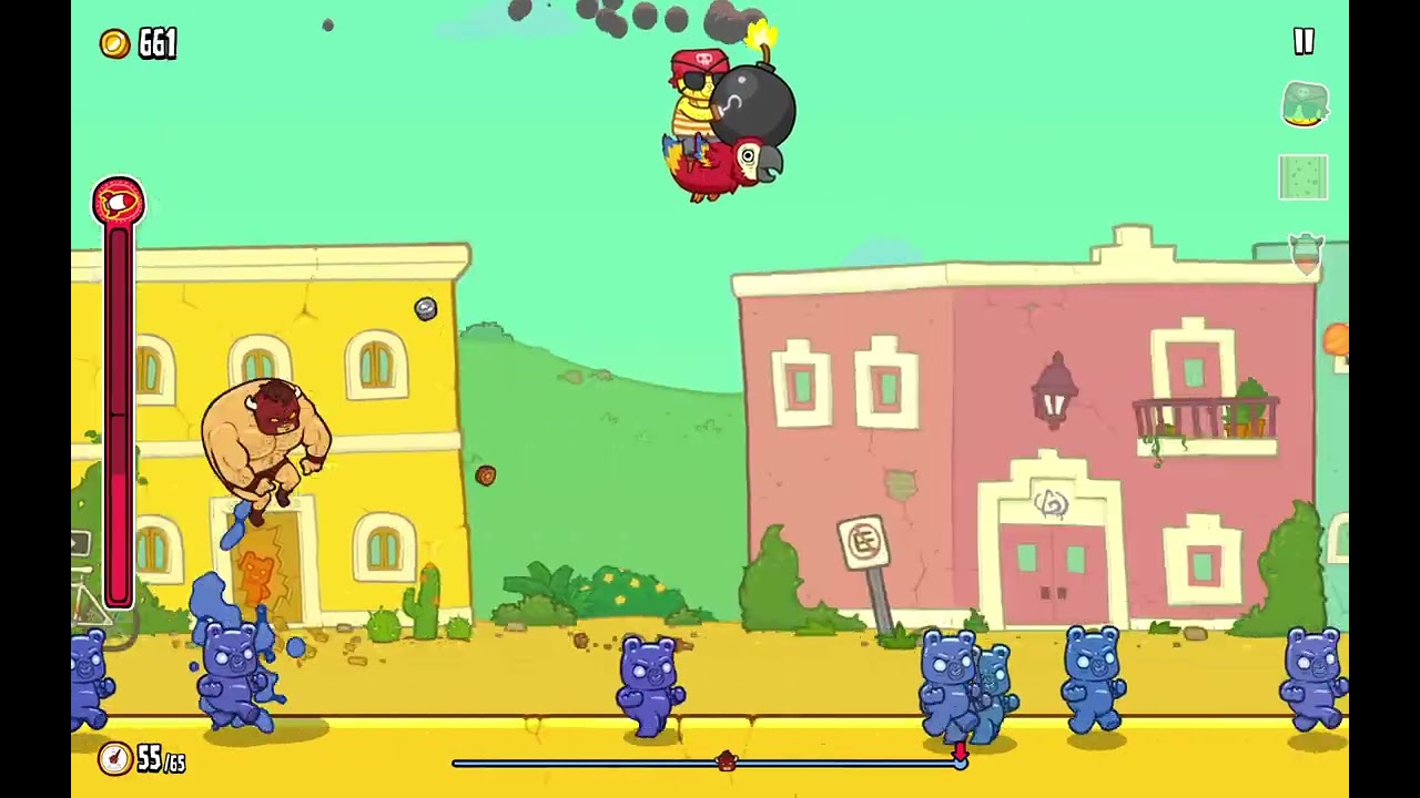 Michael plays Burrito Bison: Launcha Libre