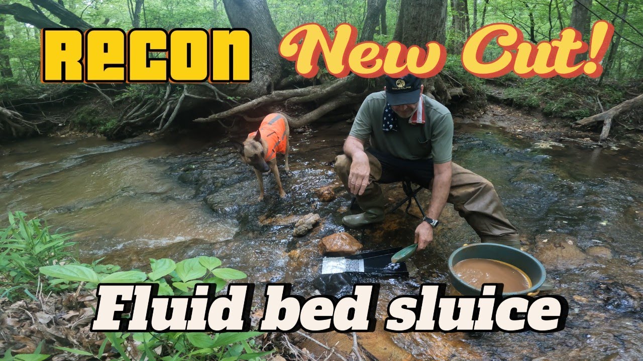 New Cut and on the Gold! Fluid bed Sluice