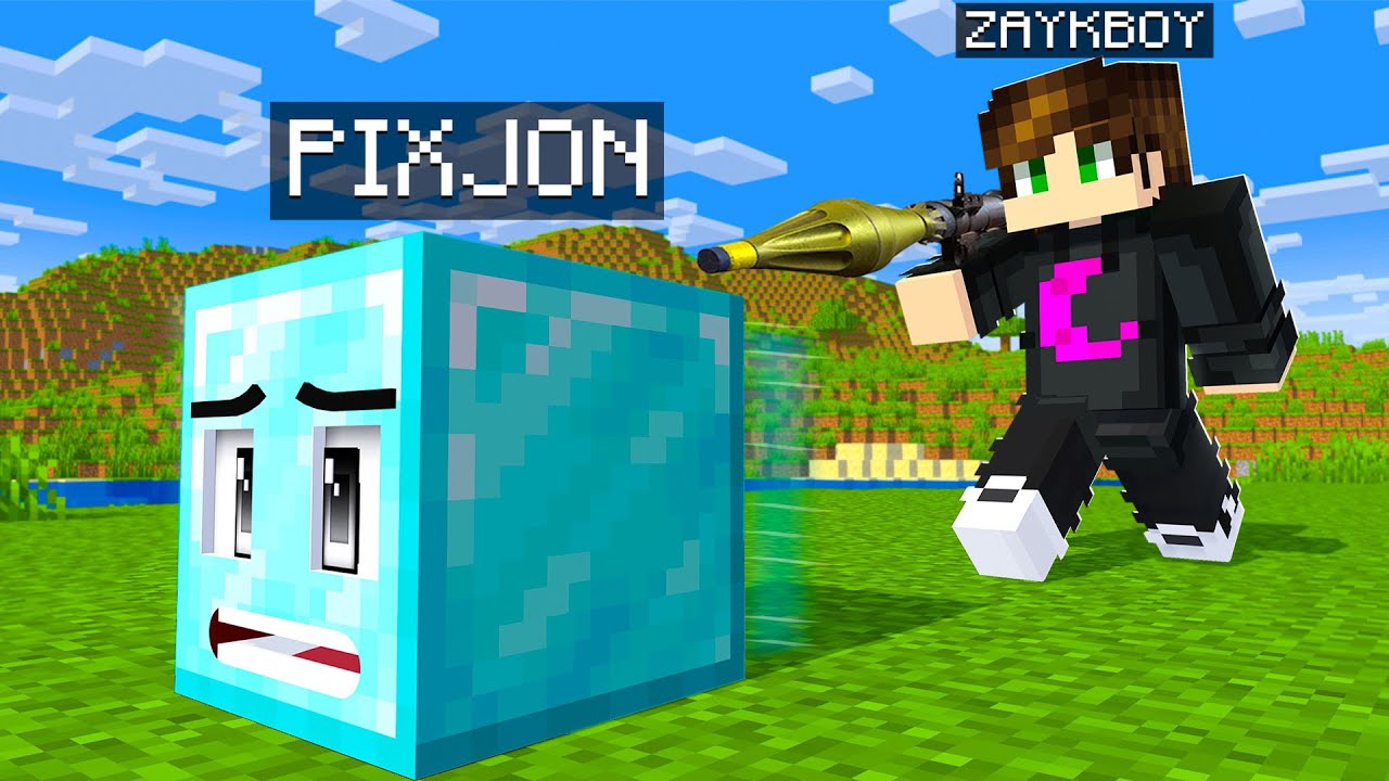 Minecraft Lekin, Berkinmachoq O'ynadik.Blocklarga Aylangan Holda!