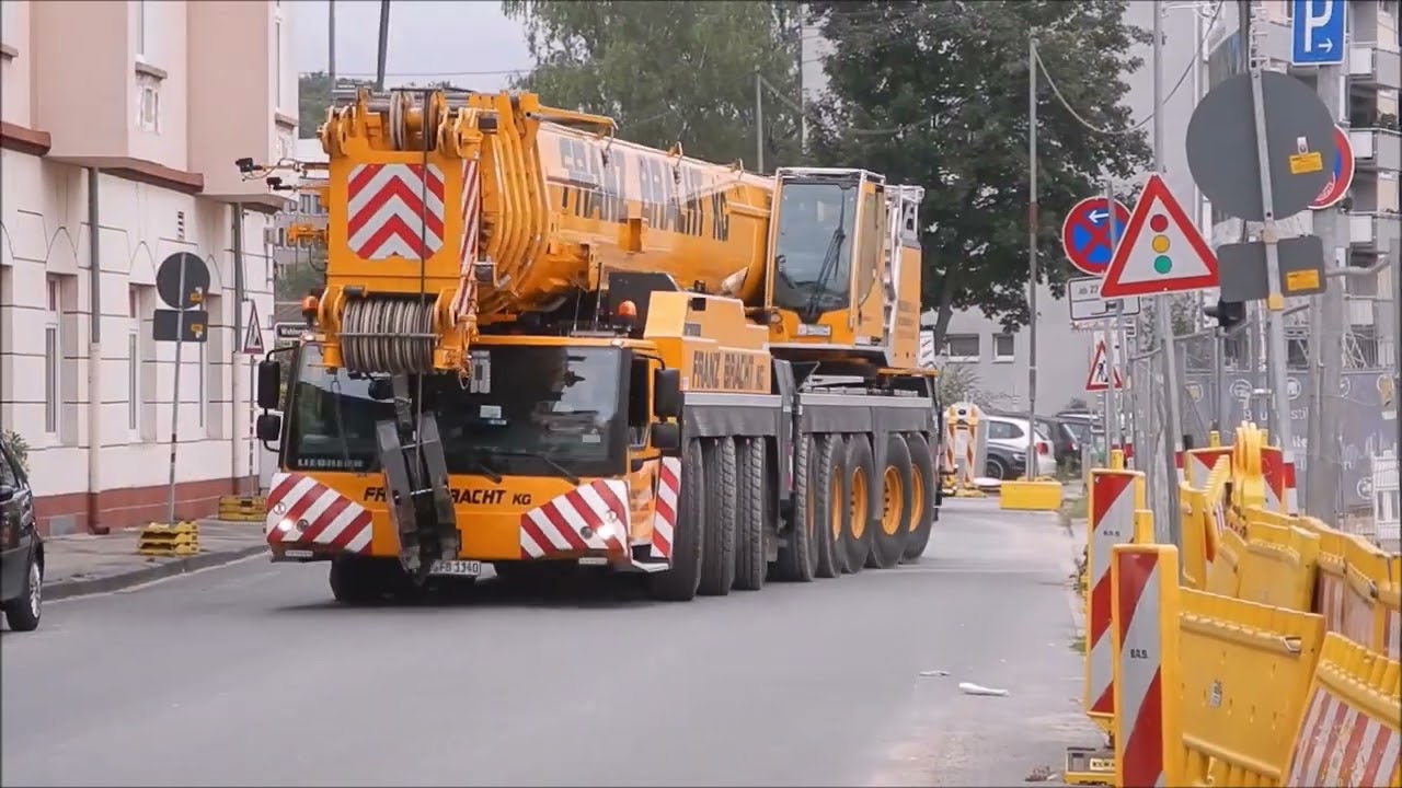 Mobilkran Liebherr LTM 1450 8.1 Demontage TDK - nicht nur tolle Wolken im Zeitraffer