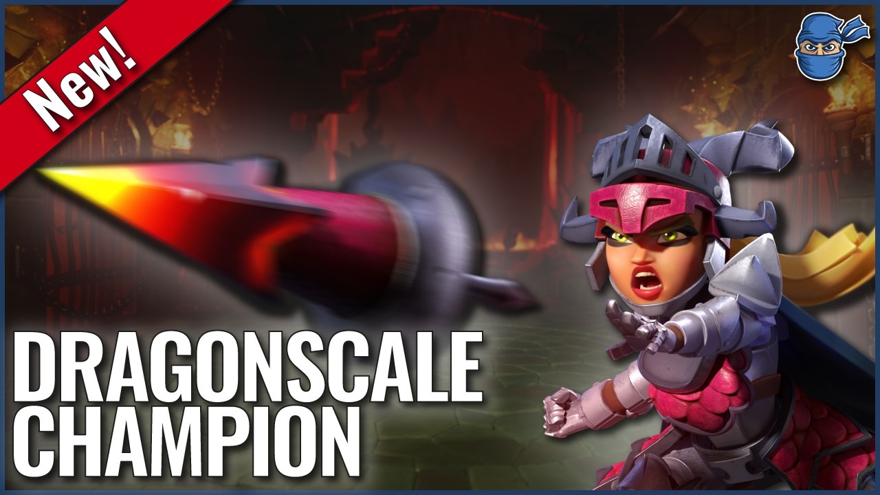 New Dragonscale Champion Hero Skin - March 2026 | Clash of Clans