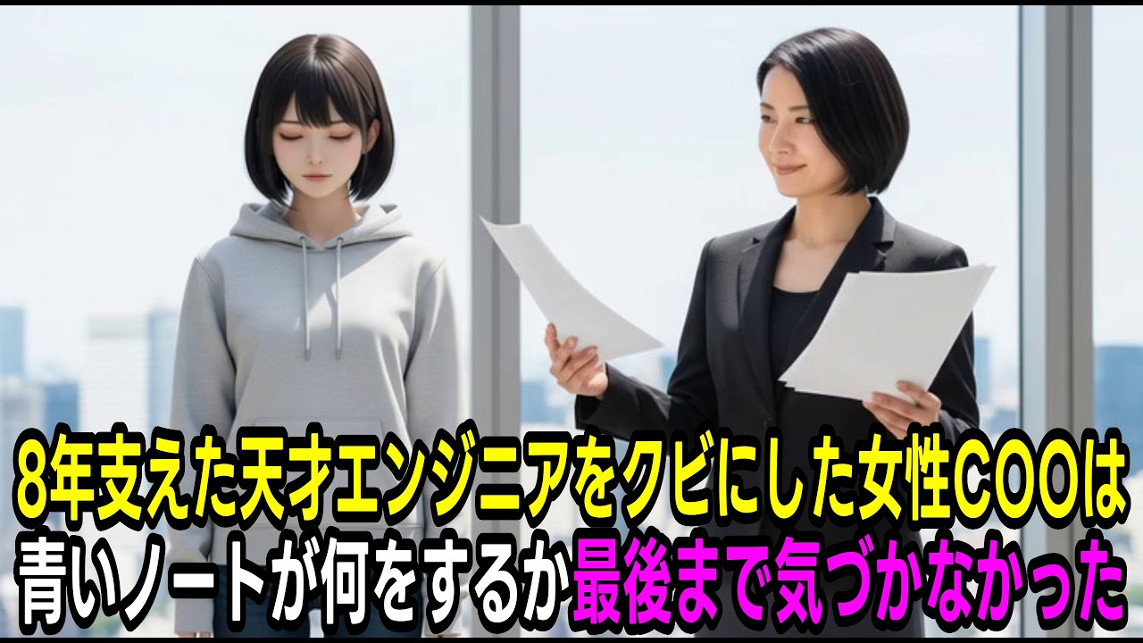 「高卒認定に未来はない」と天才エンジニアをクビにした女性COO、わずか20分でシステム封鎖・数百億の契約が消えた瞬間【感動する話】【朗読】