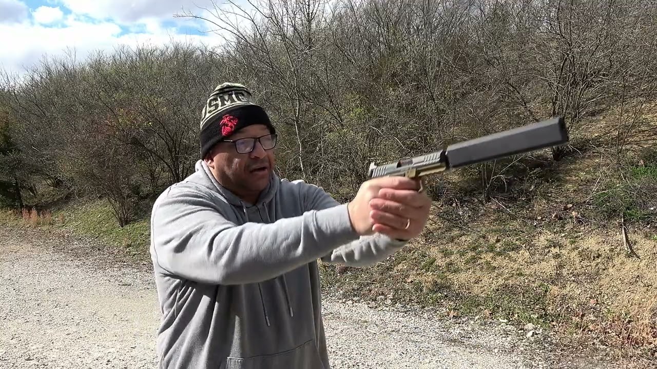 H&K VP9 Tactical 45 Osprey Suppressor: Fiocchi 158gr Subsonic