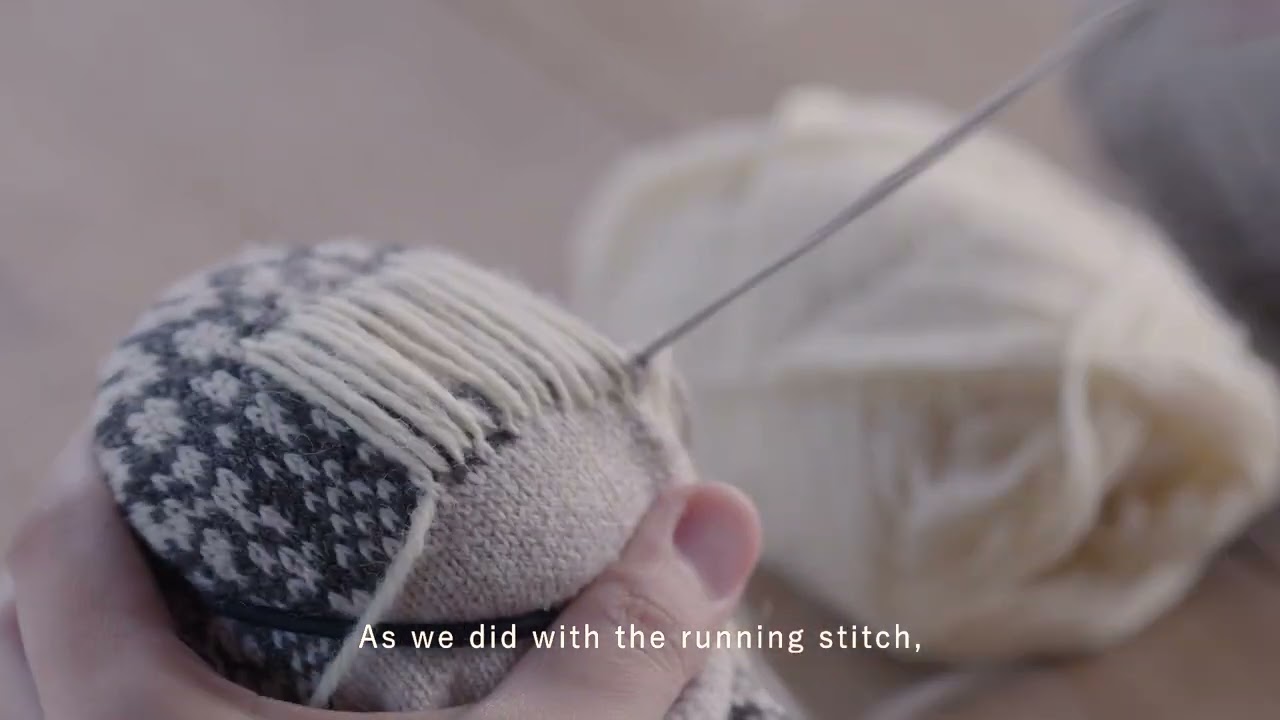 How to darn your socks!! from NISHIGUCHI KUTSUSHITA