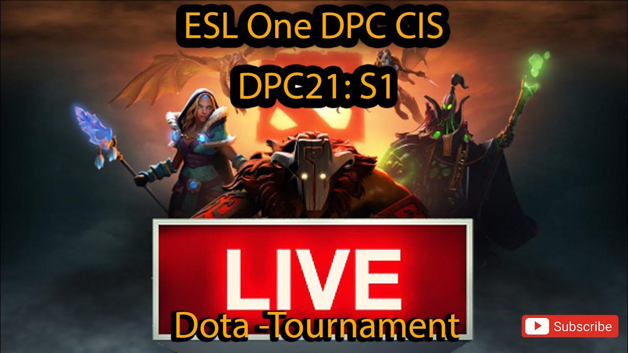 LIVE: Dota Tournament FullHD Dota Pro Circuit 2021 ESL One CIS Online Season 1