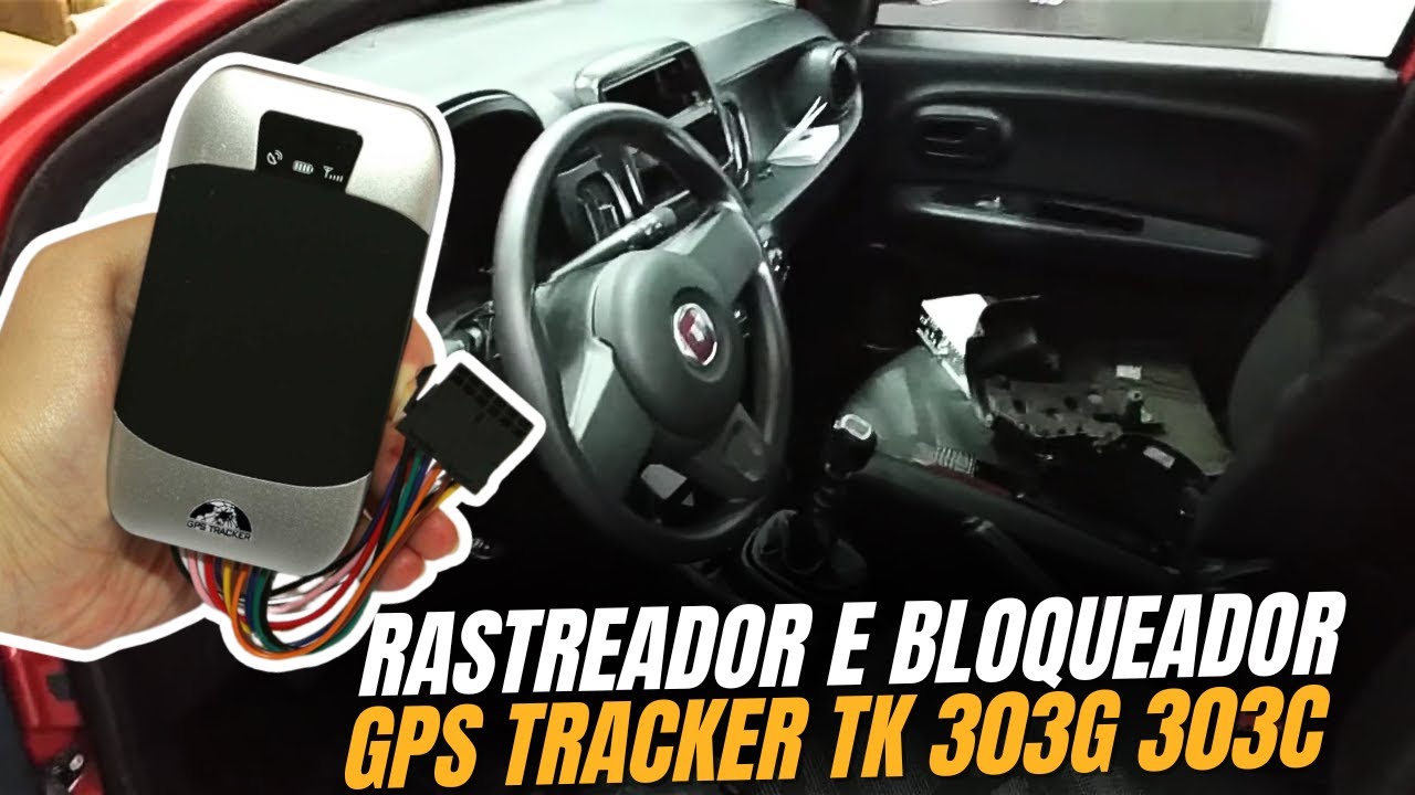 GPS RASTREADOR E BLOQUEADOR TK 303G 303C