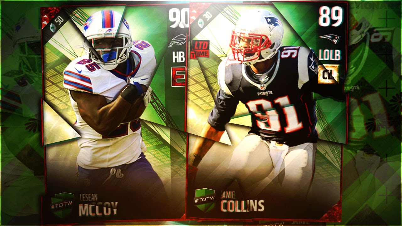 MORE ELITES AND LEGEND PLAYER PULL! TOTW 3! LESEAN MCCOY AND JAMIE COLLINS! Madden 17 MUT 17