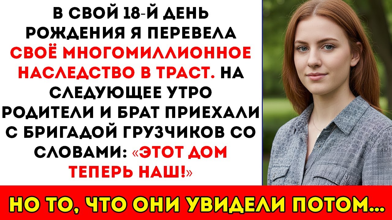 В 18 лет я тихо поместил своё наследство в траст. На следующее утро они забрали мой дом — и увидели
