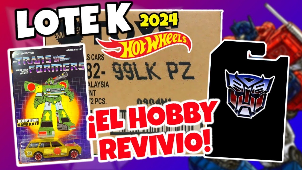 ¡LA MEJOR COLABORACION con HOT WHEELS FINALMENTE SUCEDIO! ¡UNBOXING LOTE K 2024! ¡REVIVIO el HOBBY!