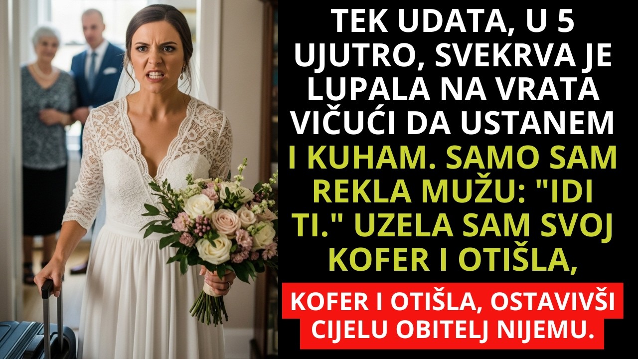 Tek udata; probudila me svekrva u 5 ujutro u Splitu da kuham, moj odgovor je sve šokirao