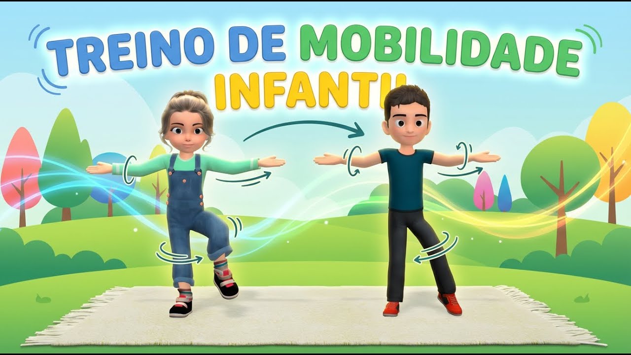 Treino de Mobilidade Infantil: 20 Minutos Para Melhorar Flexibilidade e Agilidade