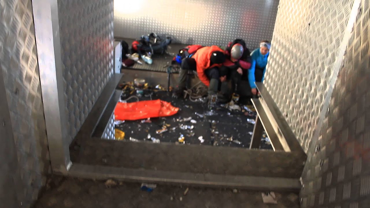 Refuge Vallot - last hut before the summit of Mont Blanc
