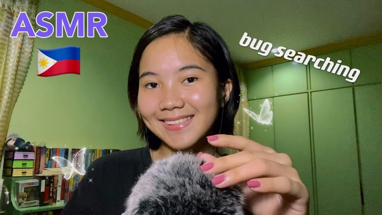 ASMR | Bug Searching | Tagalog Trigger Words 🇵🇭 | Fluffy Mic Scratching