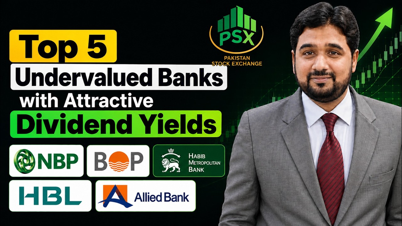 Top 5 Undervalued Banks in PSX | High Dividend Yield Stocks to Watch in 2026 | PSX Stock Analysis