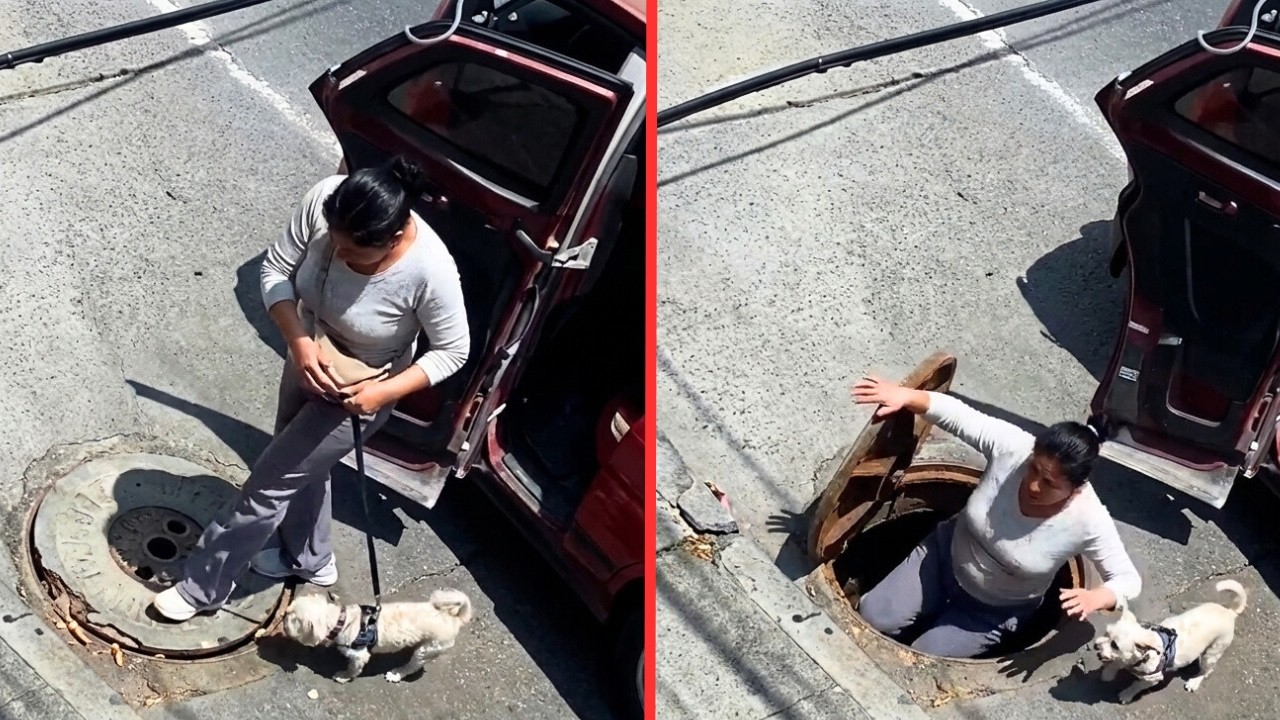 Accident: Woman Falls Into Manhole ☠️