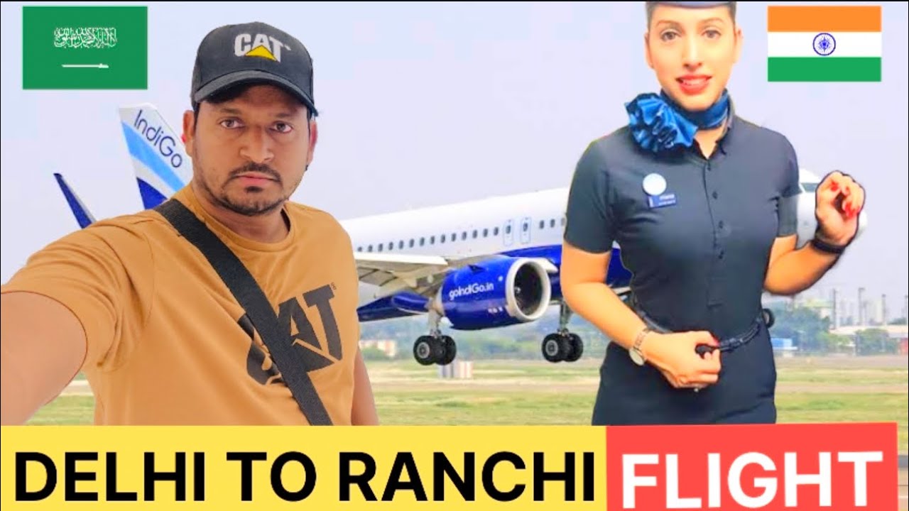 Part 02 || Indra Gandhi airport Delhi To Birsa Munda airport Ranchi Travel full Hindi vlog in India