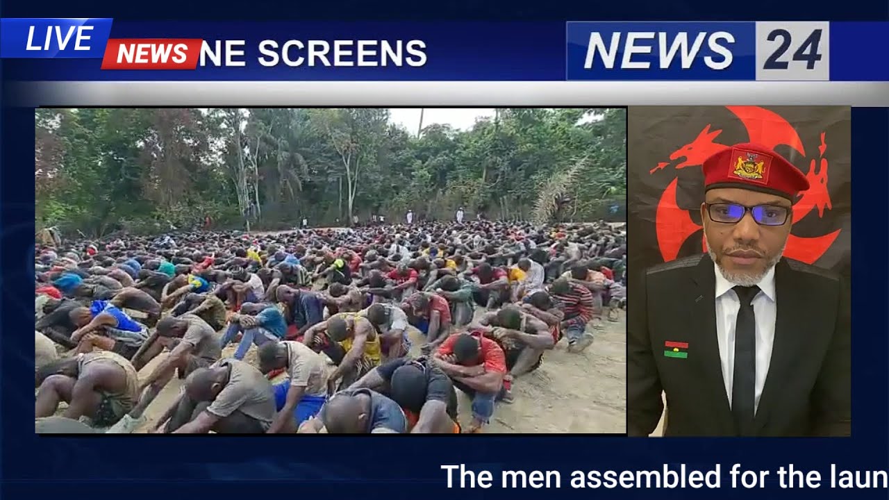 🤔👉Nnamdi kanu Launch more than 10,000 ESN (Volunteers) men to tackles insecurity in Biafra & Nigeria