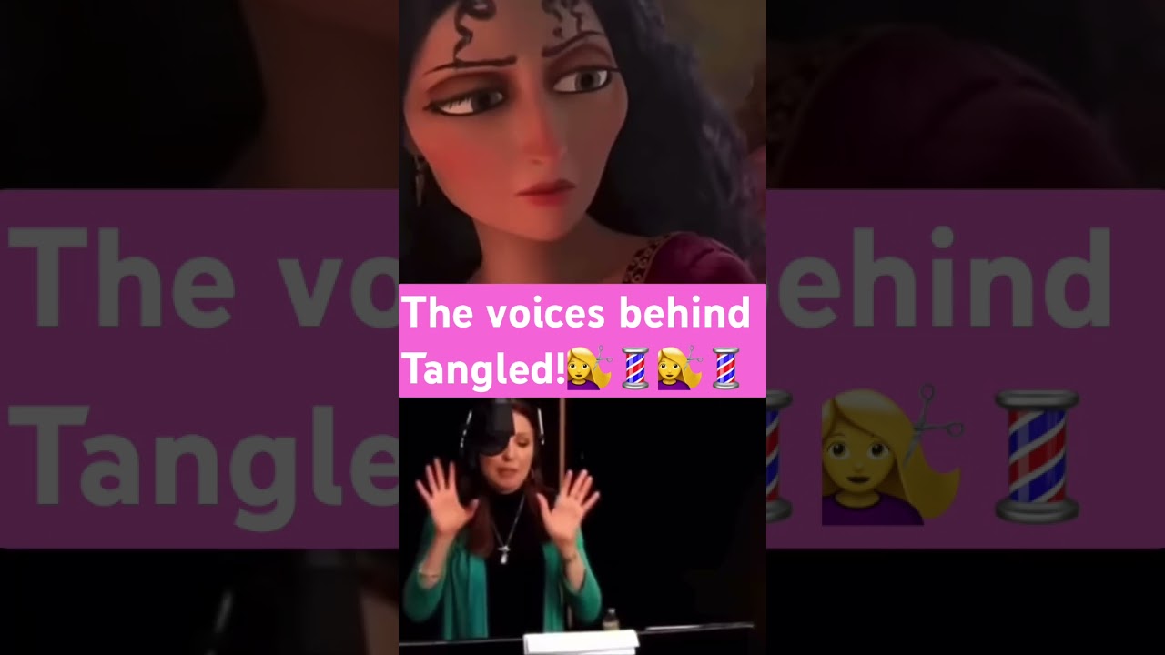 The voices behind Tangled!💇‍♀️💈💇‍♀️💈