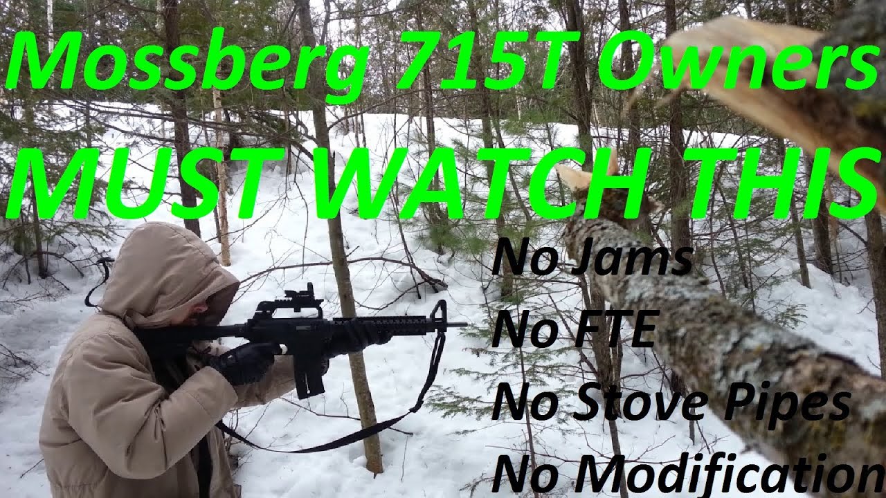 Mossberg 715T OVER 2000 Rounds - No Jamming!! No more FTE \ stove pipes