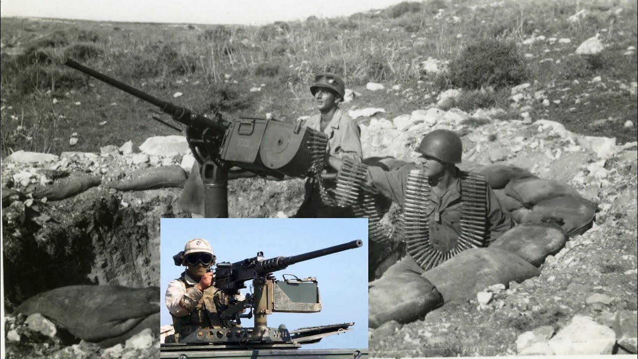 Ад американского M2 Browning калибра .50.