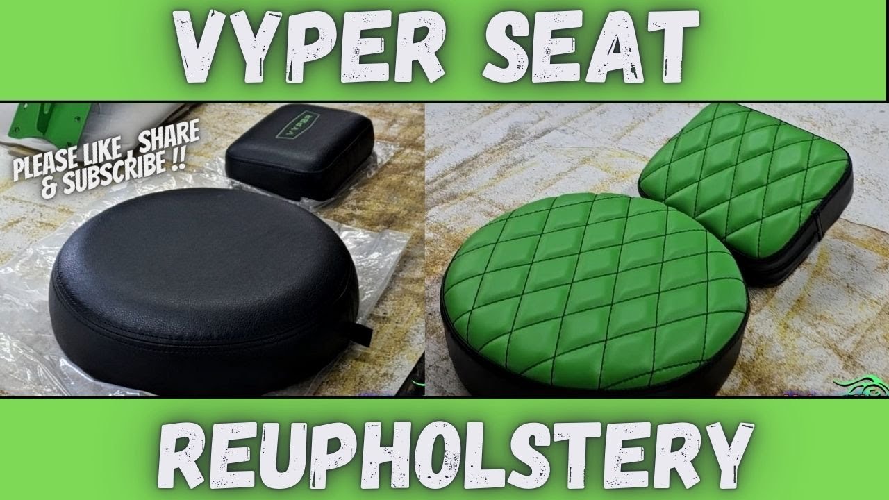 Vyper Chair ReUpholstery how to #viralvideo #diy #1million