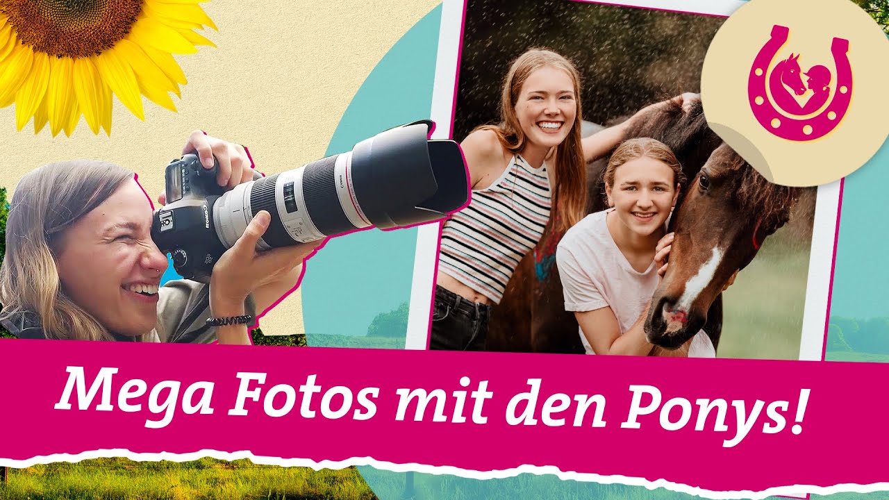 Profi-Fotoshooting mit Lia, Lea & den Pferden | Mein Pferdesommer