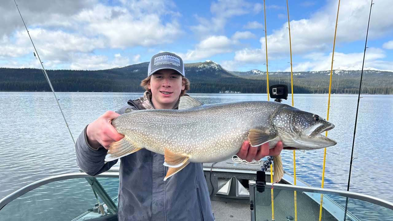 Trolling for Lake trout, with the best lures!!